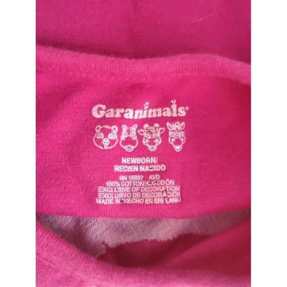 Garanimals Smiling Cat onesie - pink blue (NEWBORN) - Picture 3 of 3